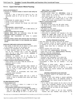 TRANS Chapter Title: 
 
 
Reference:                                                
 
 
1 
Circulation: Vascular Distensib