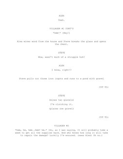 Minecraft Movie Full Script | PDF | Minecraft