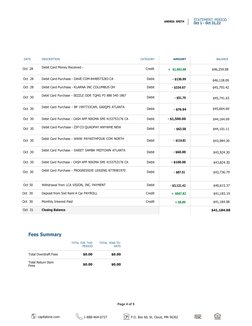 STATEMENT PERIOD 
ANDREA SMITH 
Oct 1 - Oct 31,22 
 
capitalone.com 
1-888-464-0727 
P.O. Box 60, St. Cloud, MN 56302