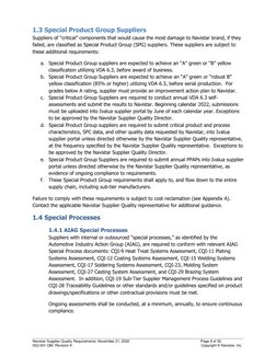 ______________________________________________________________________ 
Navistar Supplier Quality Requirements, November 21,