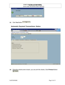 F110 Payment Run Process in SAP | PDF | Payments | Computing