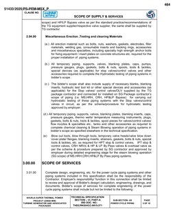 CLAUSE NO.
SCOPE OF SUPPLY & SERVICES
KHURJA SUPER THERMAL POWER 
PROJECT (2X660 MW)
TURBINE GENERATOR AND ASSOCIATED 
PACKAG