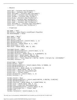 FE Kill/Bring/Attach GUI Script | PDF | Software | Computing