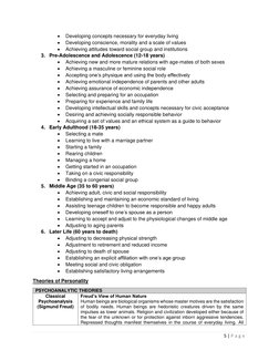 5 | P a g e  
 
• 
Developing concepts necessary for everyday living 
• 
Developing conscience, morality and a scale of value
