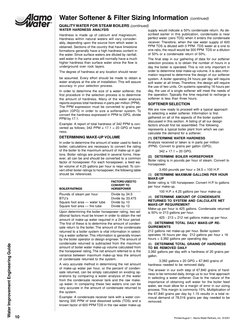 10
Printed August 1.  Alamo Water Refiners, Inc.  © 2001
Water Improvement Engineering Guide
WATER HARDNESS ANALYSIS
Hardness