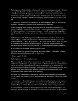 NAYBEIC 
 
Taehyung asintió. Su derecha fue en busca de la mano de su pareja para sujetarla y darle un 
suave apretón. Tam