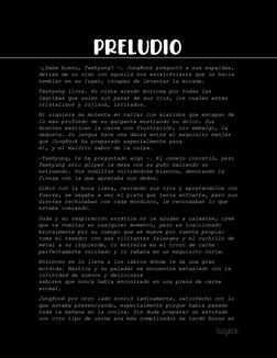 NAYBEIC 
 
PRELUDIO 
—¿Sabe bueno, Taehyung? —. JungKook preguntó a sus espaldas, 
detrás de su oído con aquella voz escal