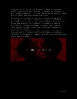 NAYBEIC 
 
Taehyung estaba con la boca ocupada le besó con verdadera 
hambre, disfrutando del sabor de los belfos del cast