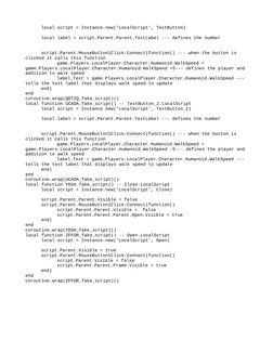 Roblox Walkspeed Control GUI Script | PDF | Notation | Encodings