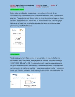 Nombre: Angela Clarisa Hernandez Chavac       Grado: 6to Bilingüe            Sección: “B”       
MAESTRA: Lily Canastuj