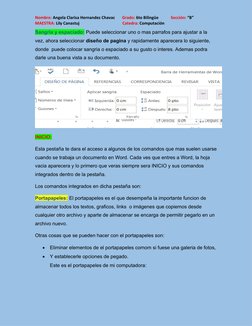 Nombre: Angela Clarisa Hernandez Chavac       Grado: 6to Bilingüe            Sección: “B”       
MAESTRA: Lily Canastuj