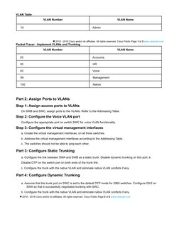 VLANs and Trunking Configuration Guide | PDF | Network Switch ...