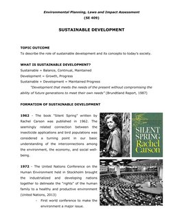 Sustainable Development and Impact Assessment | PDF | Sustainability ...