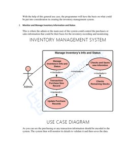 Inventory Management System Use Case Diagram | PDF | Use Case | Inventory