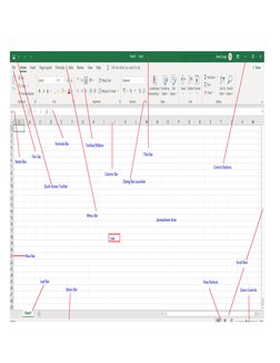 Key Components of Excel Window | PDF | Microsoft Excel | Window (Computing)