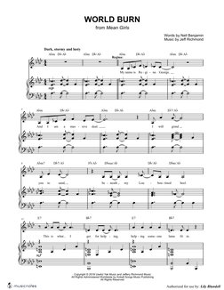 musicnotes.com

Compliments of musicnotes.com
Regina:
Dark, stormy and lusty
A m D /A
A m D /A
A m
My name is
D /A
Re - gi -