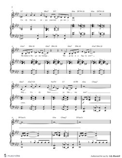 musicnotes.com

Compliments of musicnotes.com
E7
Ca - dy
Her-on,
en
B m7
- joy
your
E 7
tem
-
po - rar - y
A m
D 7 9/A
win.