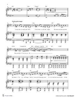 musicnotes.com

Compliments of musicnotes.com
Notch up the tempo
D 5
A m
C maj7
D 5
F
Ca-dy, time to watch your back.
A m
Ca