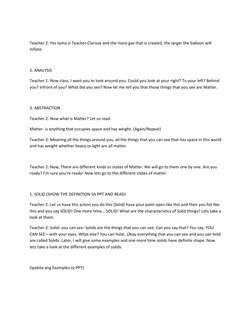 Teaching Demonstration Script Example | PDF | Teachers