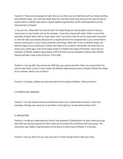 Teaching Demonstration Script Example | PDF | Teachers