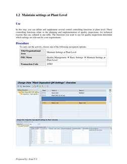 SAP S/4HANA QM Configuration Guide | PDF | Sampling (Statistics ...