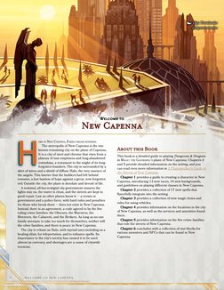 Welcome to
New Capenna
New Capenna
HHHHHHHHH
ere in New Capenna, Family means business.
The metropolis of New Capenna is the