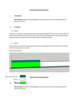 Beach House Resort Wall Construction Guide | PDF | Concrete | Plywood