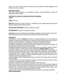 actual,  por lo que en cada momento de la clase que lo permita debe darle salida pedagógica  para
consolidar el amor por su t