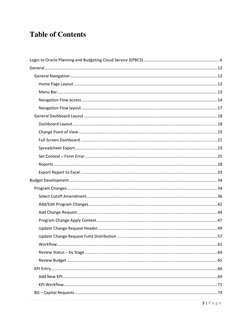 EPBCS User Training Guide | PDF | Microsoft Excel | Menu (Computing)