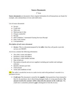 Examples of Accounting Source Documents | PDF | Cheque | Invoice
