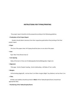 B.Com Final Year Project Report Guide | PDF | Written Communication