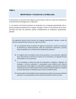 6 
 
 
 
A continuación, te mencionaremos algunas razones básicas, sobre las cuales toma importancia 
el estudio de las etimo