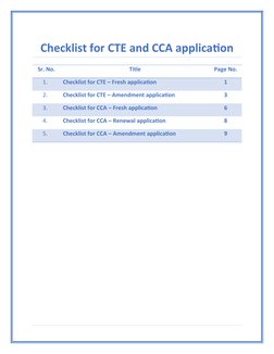 CTE and CCA Application Checklists | PDF | Waste Management | Waste
