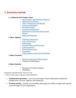 Nmat Study Guide Comprehensive NMAT Reviewer Guide | PDF | Chemistry | Physics