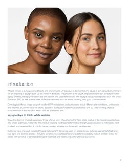 03
09
05
13
introduction
When it comes to our exposome (lifestyle and environment), UV exposure is the number one cause of sk