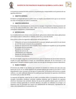 INSTITUTO TECNOLÓGICO MARCELO QUIROGA SANTA CRUZ           
 
es la potencia nominal de dicho inversor y la