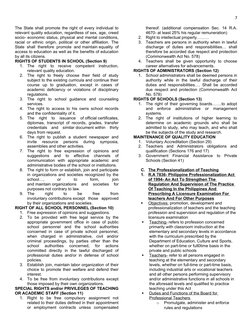 7
The State shall promote the right of every individual to
relevant quality education, regardless of sex, age, creed
socio- e