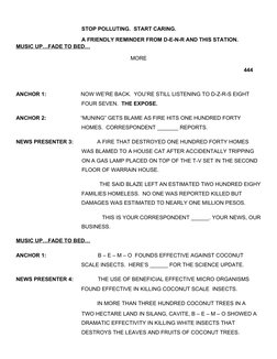 5-Minute News Broadcast Script | PDF | Benigno Aquino Iii