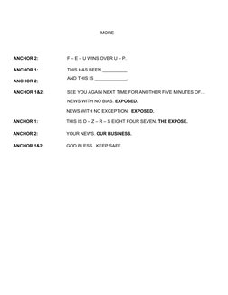 5-Minute News Broadcast Script | PDF | Benigno Aquino Iii