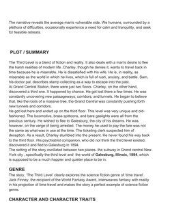 Theme and Summary of The Third Level | PDF | Classics | General Fiction