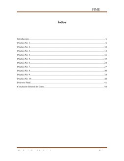 FIME 
UANL
Coordinación General Académica de 
Página
Índice
Introducción.....................................................