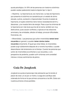 P D F  b y  Z u m o  D e  L i m ó n                      P á g i n a  8 | 882 
ayuda psicológica. Un 30% de las personas co