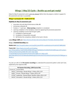 tcs wings 1 java assessment coding questions. #tcs... TCS Wings 1 May'23 Assessment Guide | PDF | Business | Computing