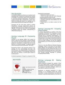 The Five Languages of Apology PDF | PDF