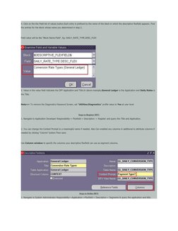 Configuring Descriptive Flexfields in Oracle | PDF | Table (Database ...