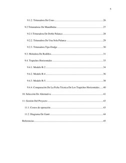 5 
 
9.1.2. Trituradora De Cono ............................................................................... 26 
9.2 Tritu