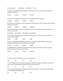 Math 6 NAT Reviewer with Answers | PDF