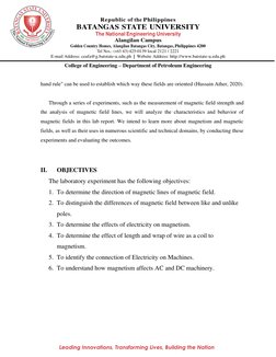 Republic of the Philippines 
BATANGAS STATE UNIVERSITY 
The National Engineering University 
Alangilan Campus 
Golden Country