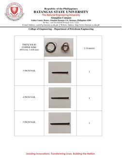 Republic of the Philippines 
BATANGAS STATE UNIVERSITY 
The National Engineering University 
Alangilan Campus 
Golden Country