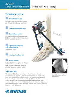 Delta Frame Ankle Bridge PDF | PDF | Ankle | Screw